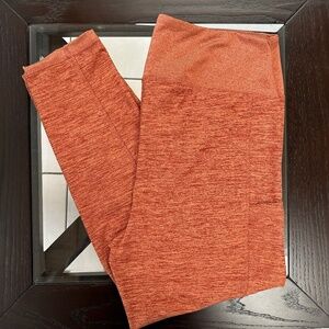 *SONOMA* Heather Orange Activewear Leggings Size Large